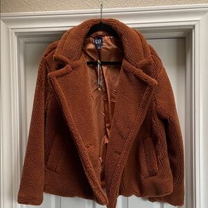 GAP Women's Tan Teddy Jacket